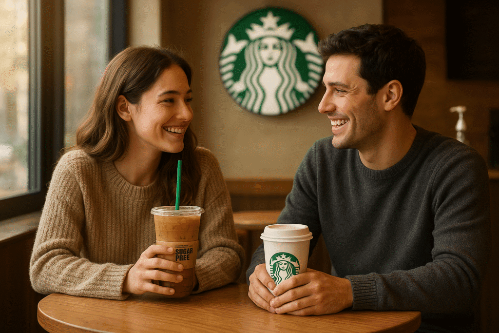 sugar free syrup at Starbucks