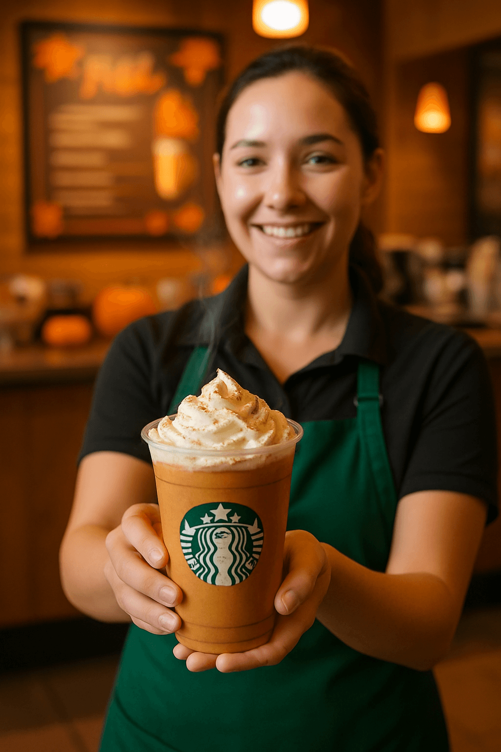 Pumpkin Pie Spice Fall menu of starbucks 2025