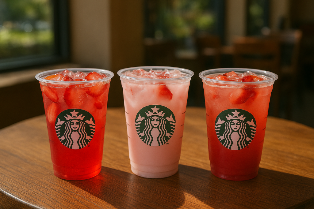 Starbucks refresher drink nutrition and sugar calculator