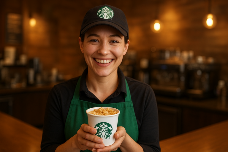 Starbucks oatmeal calories checked using calculator tool